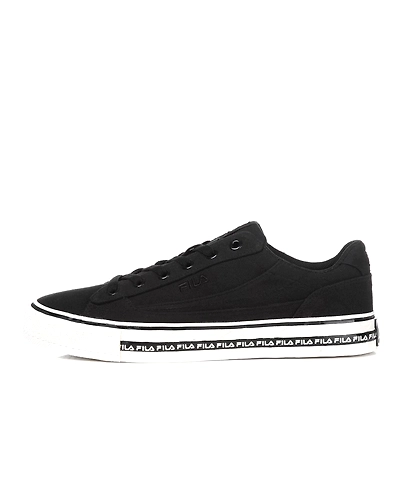 FILA Center Court B Black Mens Canvas Shoes (IN-73595)-9-Black-1