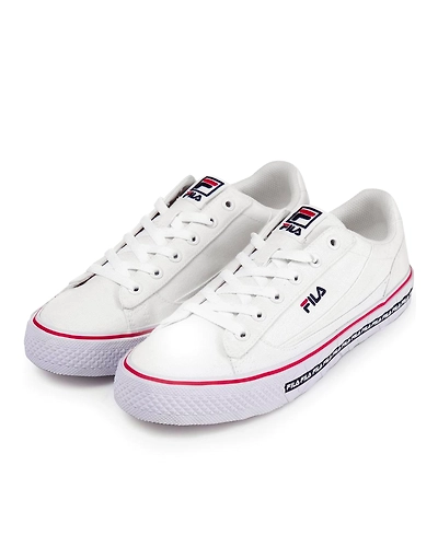 FILA Center Court B White Mens Canvas Shoes (IN-13871)-IN-13871-8-5