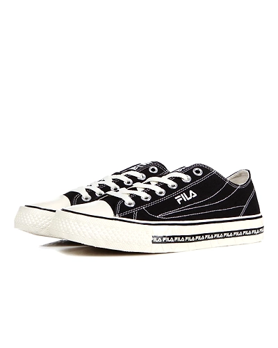 FILA Center Court S Black Mens Canvas Shoes (IN-82330)-7-Black-2