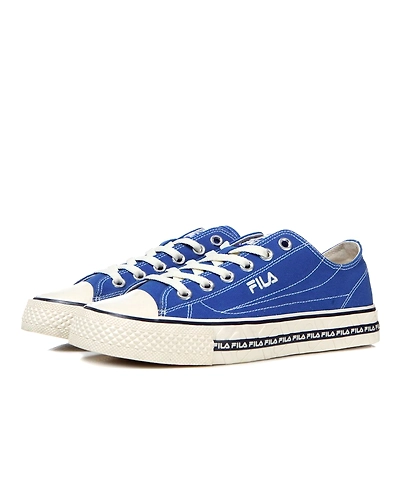 FILA Center Court S Blue Mens Canvas Shoes (IN-61855)-10.5-Blue-2