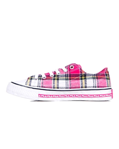 FILA Center Court S Check Pink Mens Canvas Shoes (IN-52382)-7-Pink-1