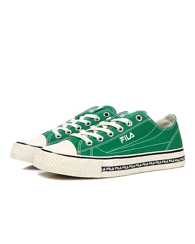 FILA Center Court S Green Mens Canvas Shoes (IN-18495)-10.5-Green-2