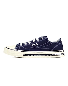 FILA Center Court S Navy Mens Canvas Shoes (IN-67456)