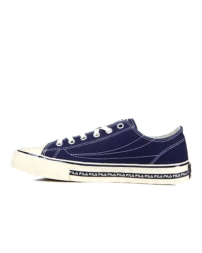 FILA Center Court S Navy Mens Canvas Shoes (IN-67456)-10-Navy-1
