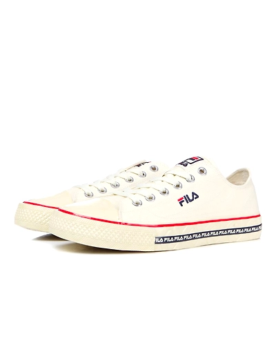 FILA Center Court S White Mens Canvas Shoes (IN-88061)-White-8-2