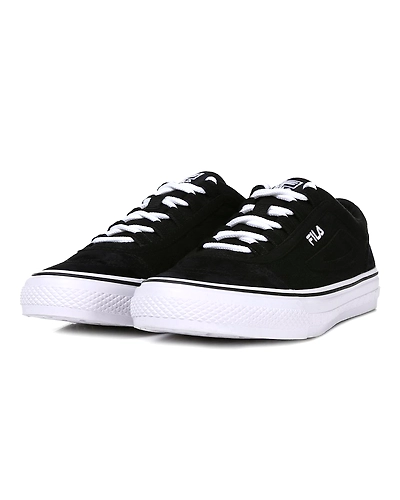 FILA Classic Boarder Black Mens Canvas Shoes (IN-94902)-7-Black-2