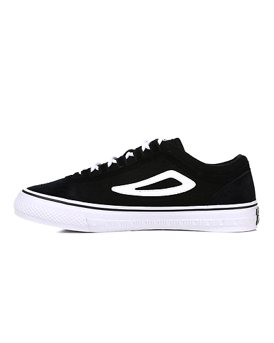 FILA Classic Boarder Point Black Mens Canvas Shoes (IN-48282)-7.5-Black-1