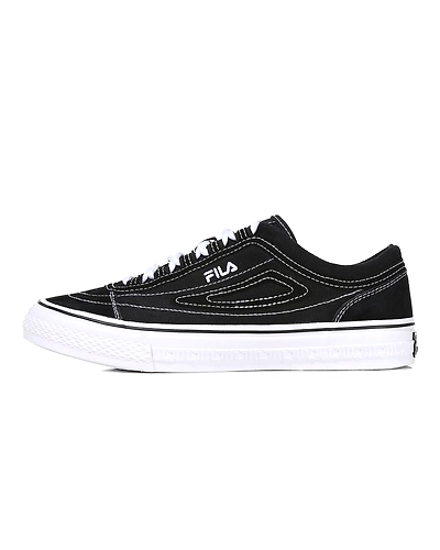 FILA Classic Boarder Stitch Black Mens Canvas Shoes (IN-87646)-IN-87646-9-5
