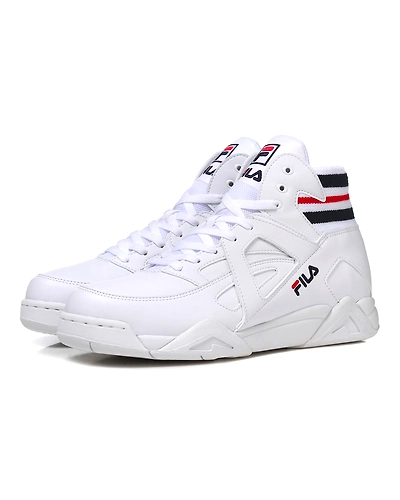 FILA Cage TC White Womens High Tops (IN-90386)-4-White-2