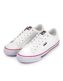 FILA Center Court B White Womens Canvas Shoes (IN-40387)
