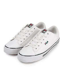 FILA Center Court B White Womens Canvas Shoes (IN-93842)