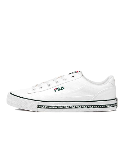 FILA Center Court B White Womens Canvas Shoes (IN-93842)-5-White-1