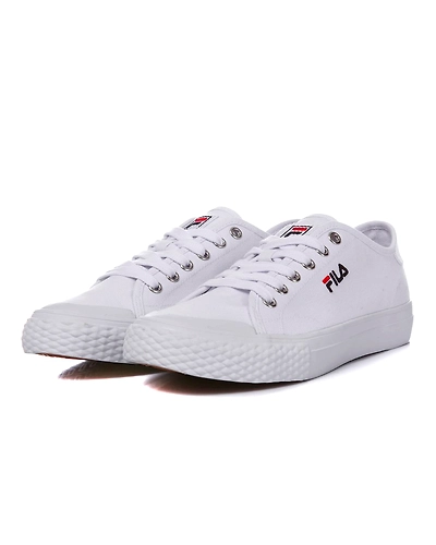 FILA Classic Kicks B White Womens Canvas Shoes (IN-88378)-White-2.5-2