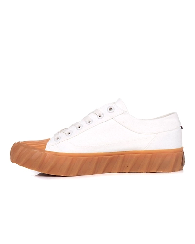 FILA Classic Kicks G Beige Womens Canvas Shoes (IN-15116)-6.5-Beige-1
