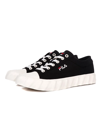 FILA Classic Kicks G Black Womens Canvas Shoes (IN-70561)-4.5-Black-2