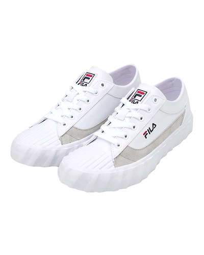 FILA Classic Kicks G White Womens Canvas Shoes (IN-60721)-3.5-White-2