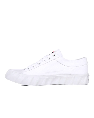FILA Classic Kicks G White Womens Canvas Shoes (IN-99126)-3.5-White-1