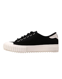 FILA Classic Kicks Trail Black Womens Canvas Shoes (IN-65470)