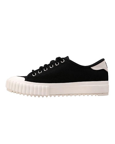 FILA Classic Kicks Trail Black Womens Canvas Shoes (IN-65470)-IN-65470-2-5