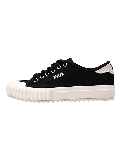 FILA Classic Kicks Trail Black Womens Canvas Shoes (IN-65470)-4-Black-1