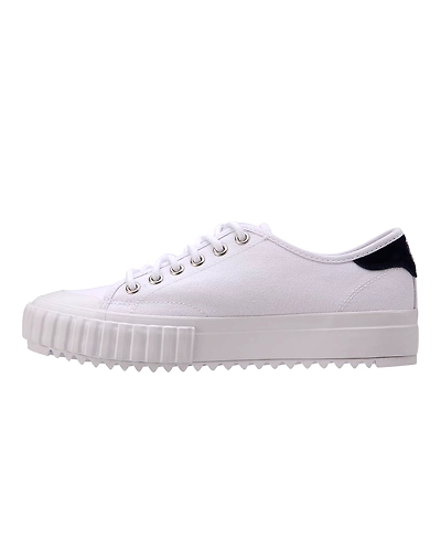 FILA Classic Kicks Trail White Womens Canvas Shoes (IN-28004)-IN-28004-3