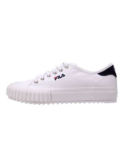 FILA Classic Kicks Trail White Womens Canvas Shoes (IN-28004)-6-White-1