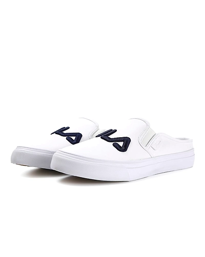FILA Classic Kicks White Womens Mule (IN-68610)-4-White-2