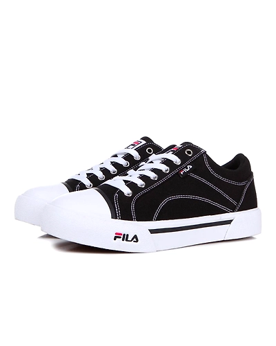 FILA Como Black Womens Canvas Shoes (IN-17563)-4-Black-2