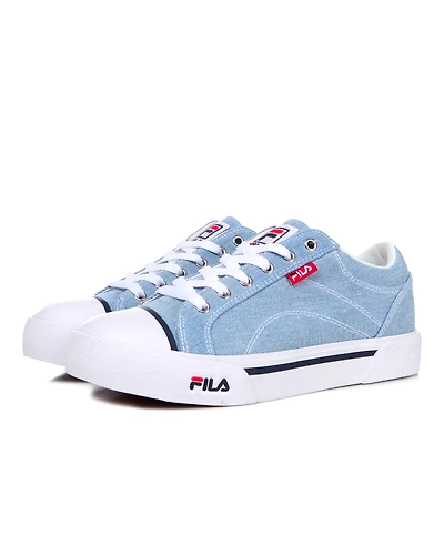 FILA Como Blue Womens Canvas Shoes (IN-73916)-5-Blue-2