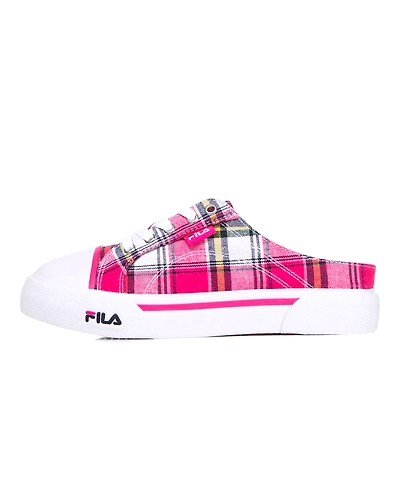FILA Como Check Pink Womens Mule (IN-86717)-3-Pink-1