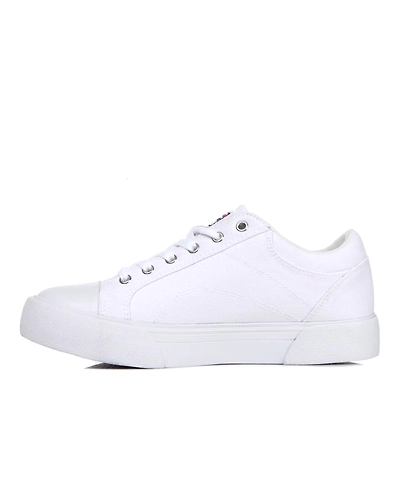 FILA Como White Womens Canvas Shoes (IN-98866)-5-White-1