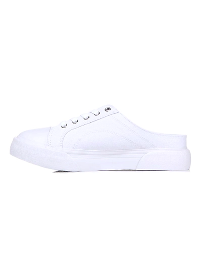 FILA Como White Womens Mule (IN-22072)-5-White-2