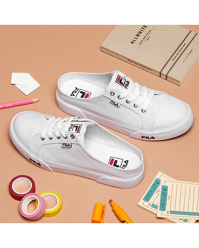 FILA Como White Womens Mule (IN-22072)-IN-22072-5-5