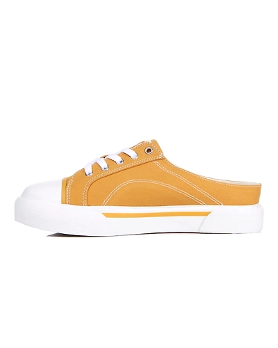 FILA Como Yellow Womens Mule (IN-66252)-3-Yellow-2