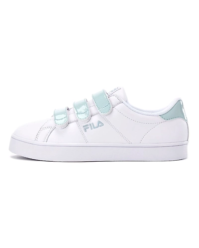 FILA Court Deluxe VC White Womens Velcro Shoes (IN-30817)-IN-30817-4-5