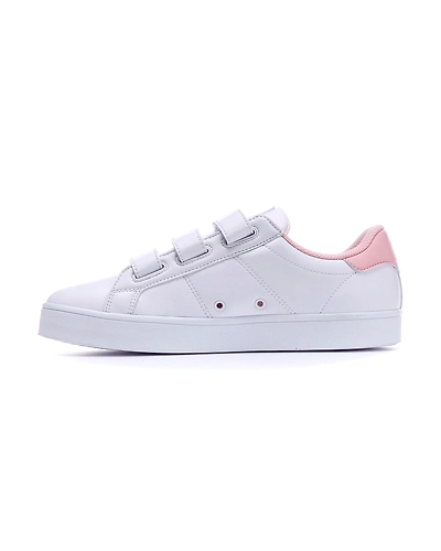 FILA Court Deluxe VC White Womens Velcro Shoes (IN-35287)-3-White-2