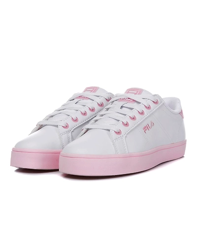 FILA Court Deluxe White Womens Lifestyle Shoes (IN-39193)-White-2.5-2