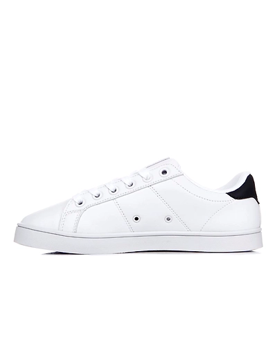 FILA Court Deluxe White Womens Lifestyle Shoes (IN-81363)-5.5-White-1