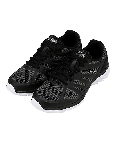 FILA Creep Tonic 3 ER Black Womens Running Shoes (IN-37925)-6.5-Black-2