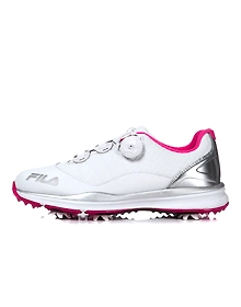 FILA Dimple Boa White Womens Golf Shoes (IN-71113)