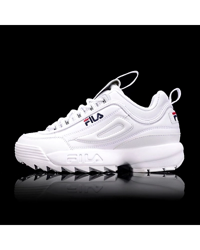 FILA Disruptor 2 White Womens Sneakers (IN-83662)-White-2.5-1
