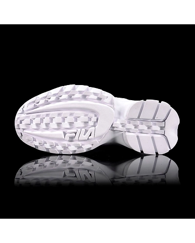 FILA Disruptor 2 White Womens Sneakers (IN-83662)-3-White-2