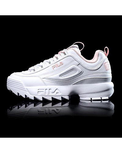 FILA Disruptor 2 White Womens Sneakers (IN-92595)-White-2.5-1