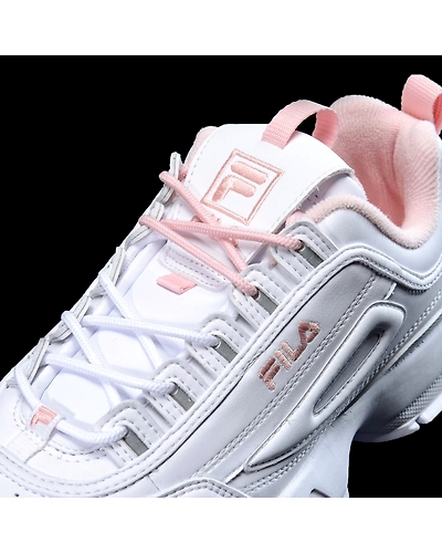 FILA Disruptor 2 White Womens Sneakers (IN-92595)-3.5-White-2