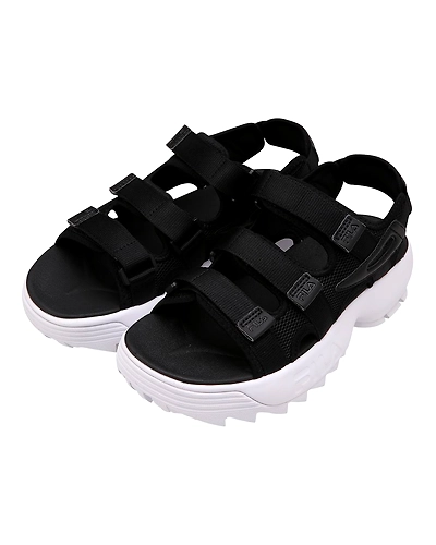 FILA Disruptor SD Black Womens Sandals (IN-63481)-3.5-Black-2