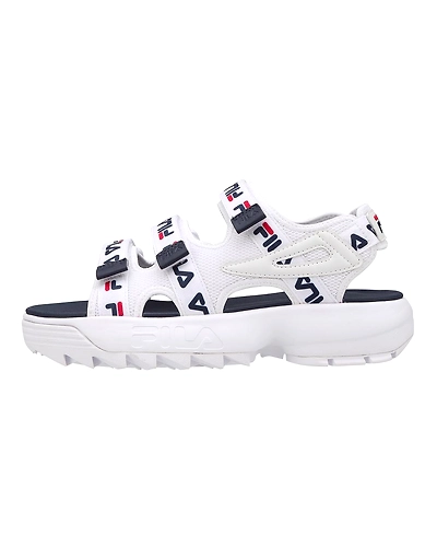 FILA Disruptor SD Tapey Tape White Womens Sandals (IN-39697)-IN-39697-5