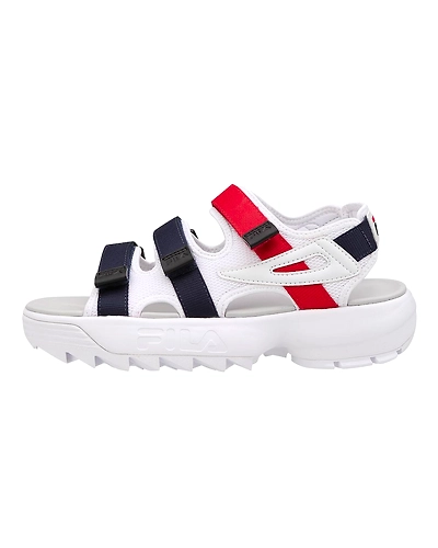 FILA Disruptor SD White Womens Sandals (IN-86334)-4.5-White-1