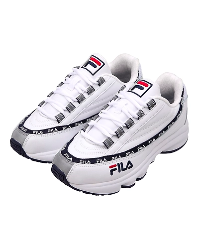 FILA Draftere 98 White Womens Trainers (IN-74108)-4.5-White-2