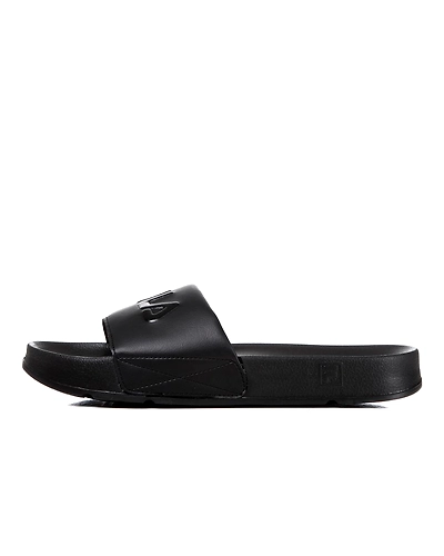 FILA Drifter Black Womens Slippers (IN-29631)-3.5-Black-1