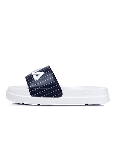 FILA Drifter Jacked Up Stripe Navy Womens Slippers (IN-31703)-3.5-Navy-1